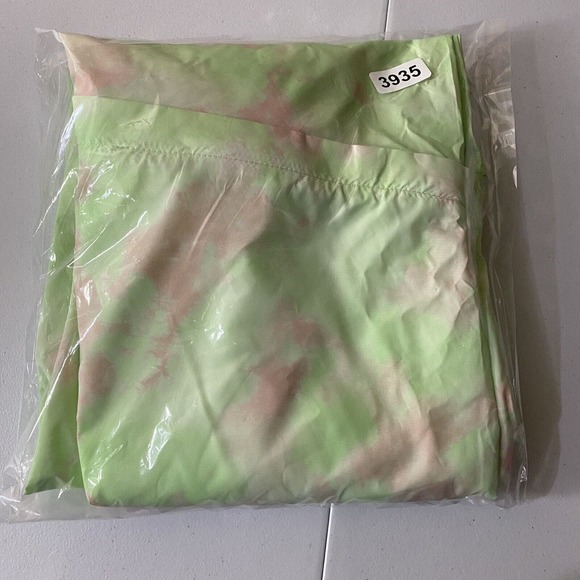 Fabletics Women’s Kalani Convertible Track Pant Green Pink Tie Dye Pockets 2X - Picture 15 of 15